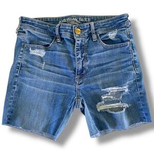 American Eagle Women’s 6 Super Stretch Hi-Rise Jegging Denim Jean Shorts